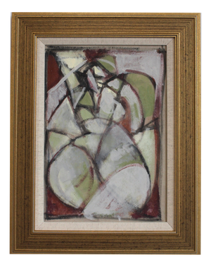 Florentine School Artist, Hidden Portraits XXII, 1990s, Acrylic on Board, Framed