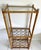 Boho Chic Mid 20th Century Rattan Shelving Unit With Wine Rack For Sale - Image 3 of 11