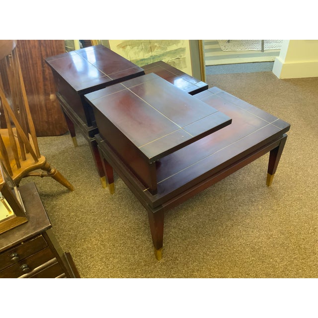 20th Century Lane Step Tables Pair For Sale In New York - Image 6 of 9