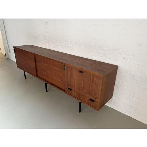Modern Large Modernist Teak Sideboard with Bar Section by Cees Braakman, 1960s For Sale - Image 3 of 18