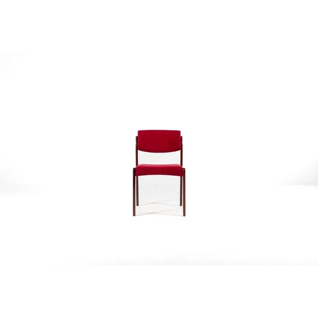 Brown Danish Modern Rosewood Dining Chairs by H. W. Klein for Bramin, 1960s, Set of 8 For Sale - Image 8 of 13