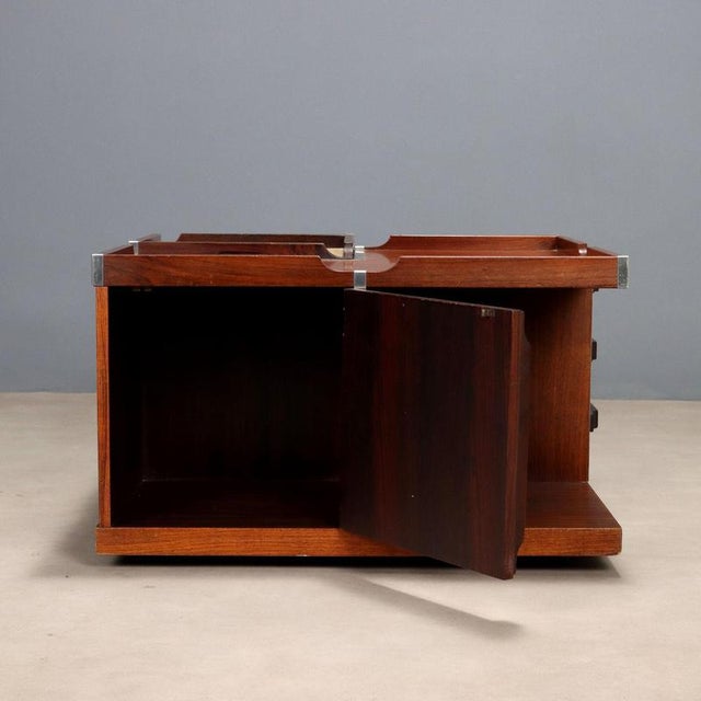 Brown Mid-Century Center Table, 1960s For Sale - Image 8 of 10