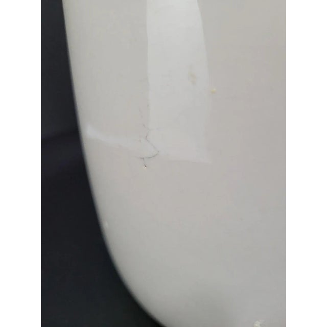 1950s Mid-Century Modern Scheurick Keramik W German White Ceramic Vase For Sale - Image 5 of 9