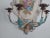 Turquoise Vintage Hand Painted Italian Style Wooden Wall Sconce With Metal 4 Branch Candleholder For Sale - Image 8 of 15