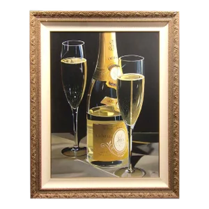 Thomas Stiltz "Champagne of Kings" Wine Giclee Canvas Signed Artwork