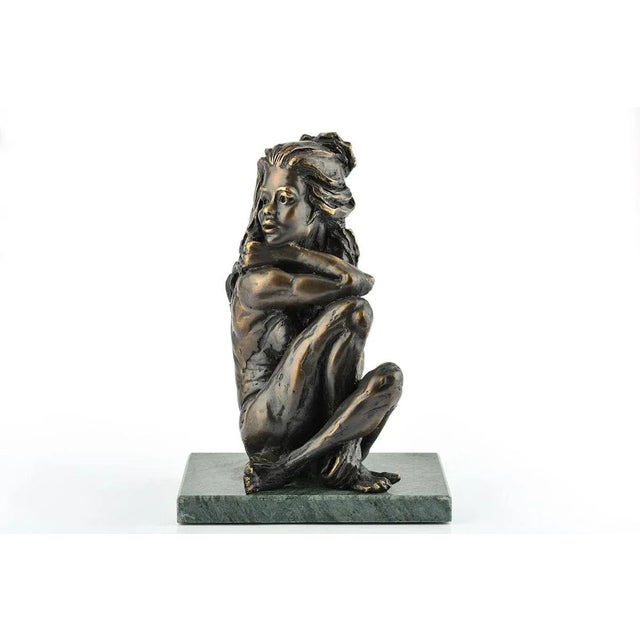 A Swedish Girl - Sculpture is a fascinating sculpture realized by the Italian artist Costanzo Mongini (1918-1981) during...