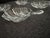 Four Baccarat leaf-shaped catch all/ashtrays. Iconic French lead-crystal pieces. Highly versatile for multiple uses....