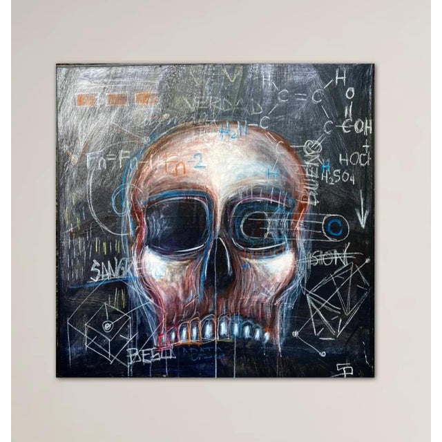 Abstract Expressionism Late 20th Century Fibonacci by Cesar Platero For Sale - Image 3 of 4