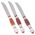 1980s Lunch Knives in Stainless Steel and Porcelain by Bjørn Wiinblad for Rosenthal, 1980s, Set of 3 For Sale - Image 5 of 5