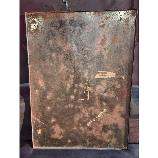 Industrial Enamelled Sign GANCIA Vermouth and Spumante Stamp Subscription, 1960s For Sale - Image 3 of 4