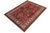 Rustic Super Kazak Red/Beige Wool Rug- 5'1'' X 6'0'' For Sale - Image 9 of 10