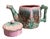 Majolica Antique 19c Pink Majolica Pottery Etruscan Teapot For Sale - Image 4 of 5