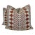 Schumacher "Wentworth Embroidery" in Rust 22" Pillows-a Pair For Sale