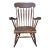 Antique Early 20th Century Bent & Bros. Colonial Maple Rocking Chair For Sale
