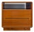 MCM Teak Rolling Tv Stand Cart Two Drawers Danish Modern Vintage For Sale