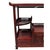 Wood Vintage Chinese Intricate Carved Hardwood Curio Cabinet, Display Shelve For Sale - Image 7 of 12