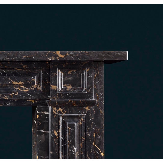 English Regency Portoro Marble Fireplace For Sale - Image 6 of 7