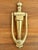 Late 20th Century Vintage Traditional Brass Door Knocker For Sale - Image 5 of 5