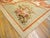 Textile 1880s Ivory Floral Antique European Aubusson Rug 17'9" X 17'9" Handknotted Wool Carpet For Sale - Image 7 of 7