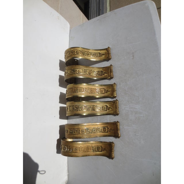 Antique Napoleon III Curtain Hold Back --a Set of 6 For Sale - Image 10 of 11