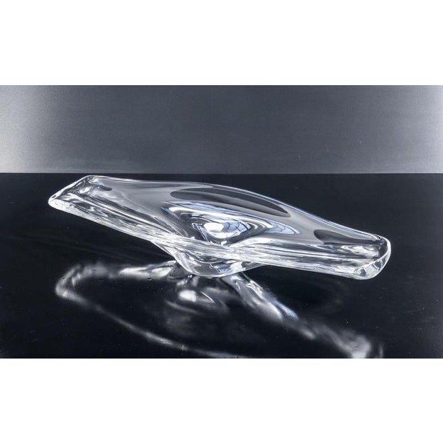 Centerpiece vase, crystal tray by sevres. France, 20th century. origin france period 20th century brand sevres model...