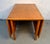 Brown Mid 20th Century Drop-Leaf Solid Teak Dining Table From S. Burchardt Nielsen Danish-German For Sale - Image 8 of 18