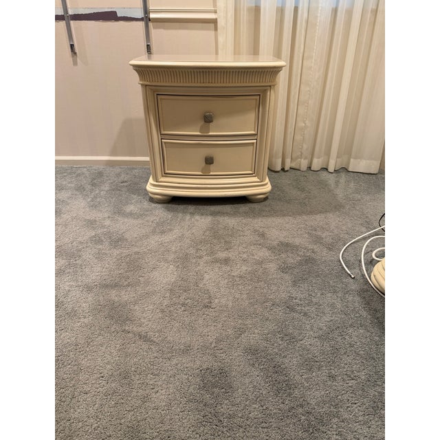 2000 - 2009 Stanley Furniture French Provincial Bedroom Set of 2 Nightstands For Sale - Image 5 of 7