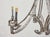 Transparent 19th Century French Iron and Beaded Six-Light Chandelier For Sale - Image 8 of 11