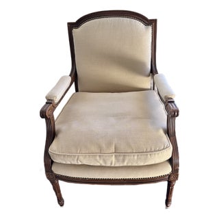 Early 21st Century William Switzer Bergere Chair For Sale