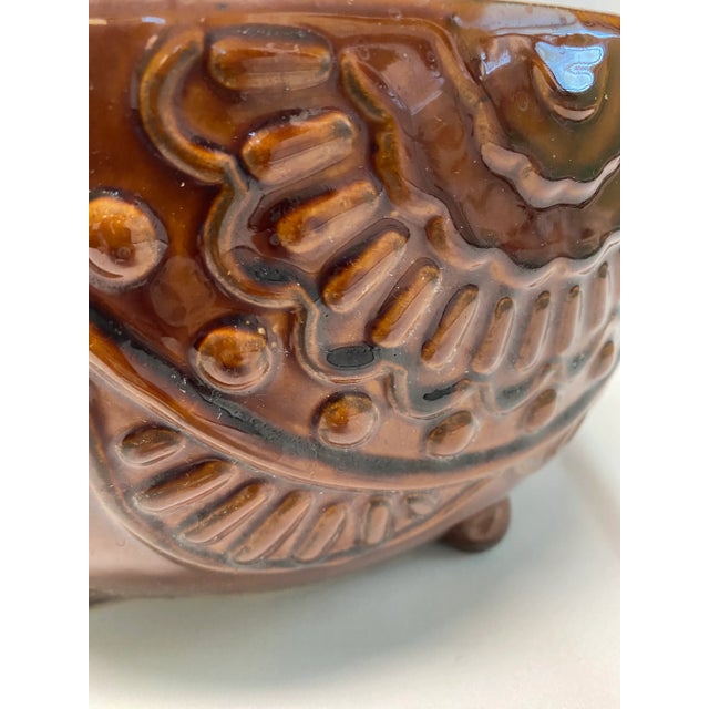 1960s Mid-Century Elephant Planter Cachepot – Folk Art Ceramic Animal Planter For Sale - Image 9 of 12