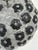 Glass Contemporary Clear and Black Flowers Murano Glass Flush Mount For Sale - Image 7 of 8