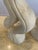 Ceramic Pair of Sculptural 1980s Organic Wave Form Lamps in Off-White Plaster For Sale - Image 7 of 12