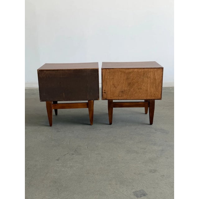 Mid 20th Century Nightstands by Rs Associates - Pair, Attributed For Sale - Image 13 of 15