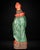 Wood Peruvian Colonial Artist, Polychromed Sculpture of Saint Urban I, 1750, Wood For Sale - Image 7 of 9