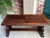 Antique French Coffee Table Carved Oak Bench Baroque Window Hall Seat C1900. For Sale - Image 4 of 18