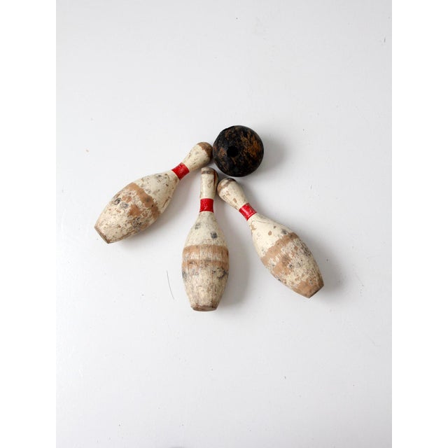 Vintage Bowling Game Set Chairish