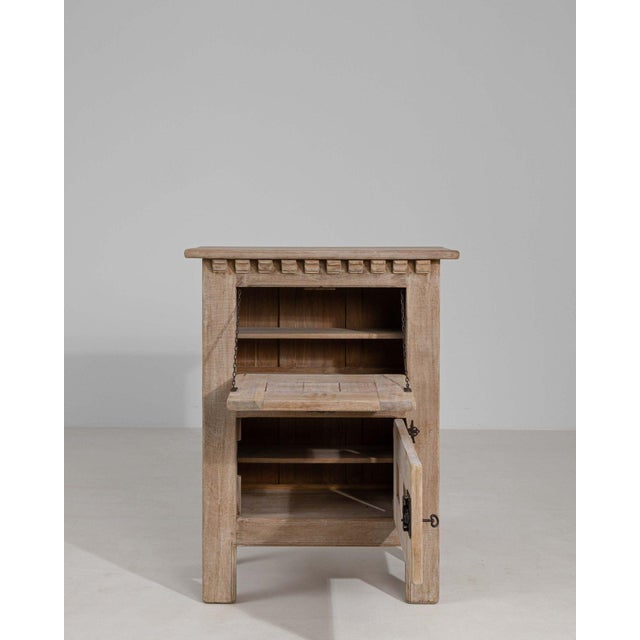 19th Century France Antique White Wood Storage Cabinets & Cupboards For Sale - Image 10 of 10
