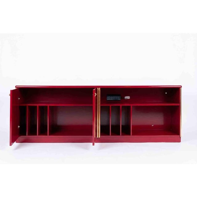 1970s Vintage Lacquered Sideboard by Cini Boeri, 1970s For Sale - Image 5 of 11