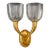 Olympia Due Sconce in Gold Finish For Sale