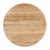 A sophisticated blend of natural materials and sculptural form, this round coffee table pairs a substantial travertine top...