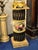 2010s Baroque-Style Black Porcelain Vase With Marble Pedestal & Gold Leaf Details For Sale - Image 5 of 8