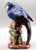 Large Italian Majolica Parrot Figurine 10.5" Height For Sale - Image 6 of 9