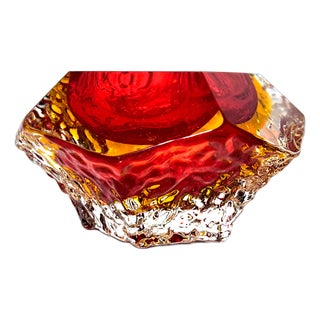 Submerged Murano Glass Ashtray from Alessandro Mandruzzato, 1970s For Sale