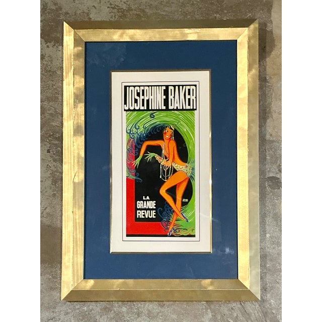 Late 20th Century Vintage La Grande Revue Print in Frame For Sale - Image 5 of 12