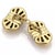 Contemporary Bvlgari Bulgari “Doppio Cuore” 18k Yellow Gold & Steel Chain Cufflinks For Sale - Image 3 of 4