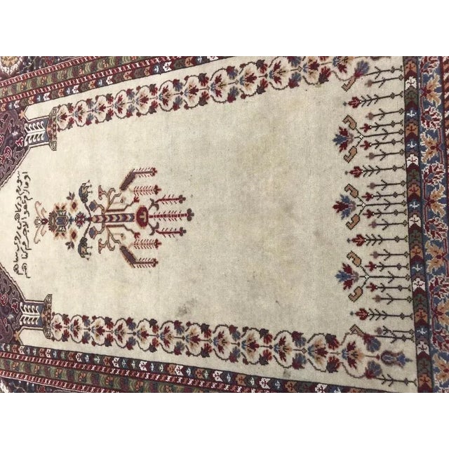 Vintage Turkish Panderma Prayer Rug, 1930s For Sale - Image 4 of 13