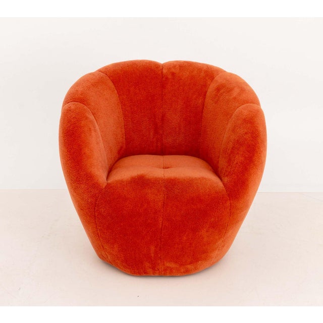 Contemporary Sacha Lakic for Roche Bobois "Astrea" Swivel Arm Chair For Sale - Image 3 of 8