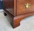 1960s Henkel Harris Solid Black Cherry 4-Drawer Chest Model No. 2440 For Sale - Image 13 of 17