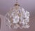 Murano Spherical Chandelier Full of White Flowers, 1980s For Sale - Image 13 of 13