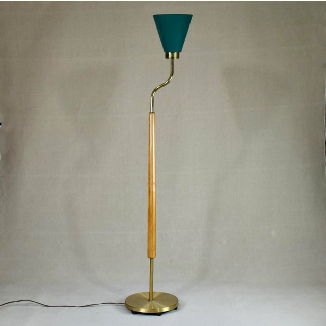 Swedish Floor Lamp from Corona Möbelkultur, 1940s For Sale - Image 9 of 9
